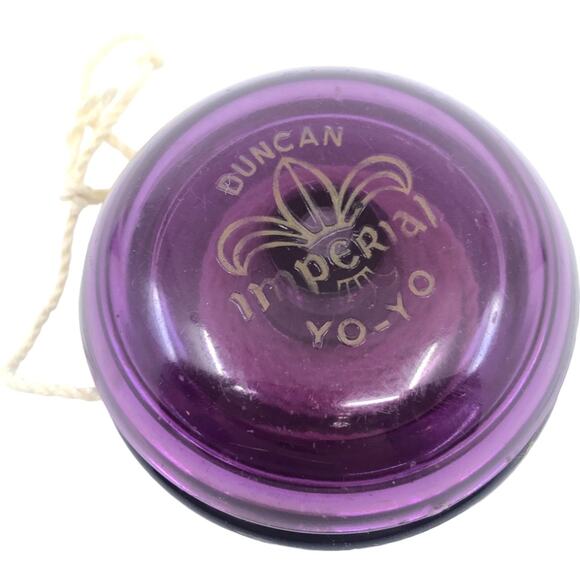Duncan Imperial Yo-Yo Clear Purple - Picture 1 of 5